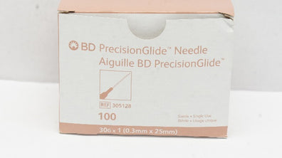 BD 305128 PrecisionGlide Ndle 30G x 1 - Box of 100